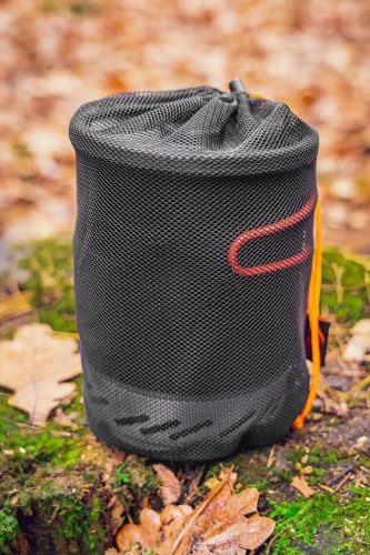 Neo Tools Kemping főzőkészlet: alu edény, gázégő, műanyag tál, 3az1-ben