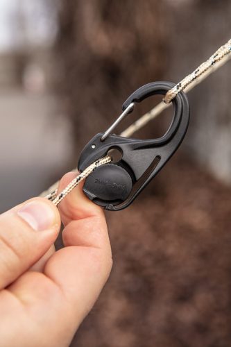 Neo Tools Rugós kötélfeszítő karabíner + paracord kötél(3,5mmx1,5m) készlet, 3db