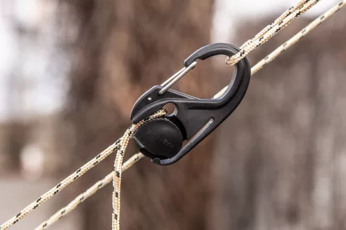 Neo Tools Rugós kötélfeszítő karabíner + paracord kötél(3,5mmx1,5m) készlet, 3db