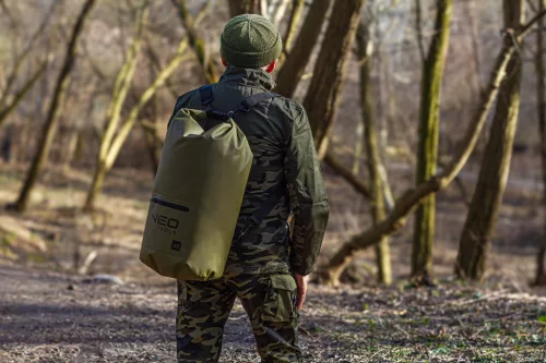 Neo Tools Vízálló hátizsák, PVC, 28X65cm, 40L