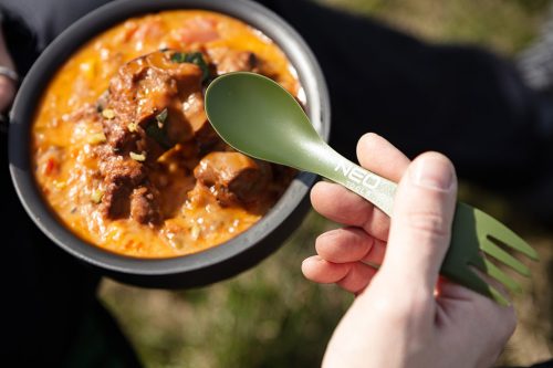 Neo Tools Kemping evőeszköz, 3 az 1 ben, ABS műanyag