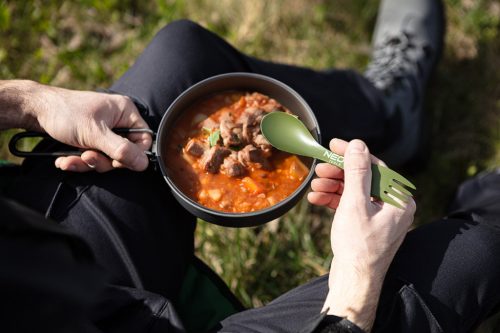 Neo Tools Kemping evőeszköz, 3 az 1 ben, ABS műanyag