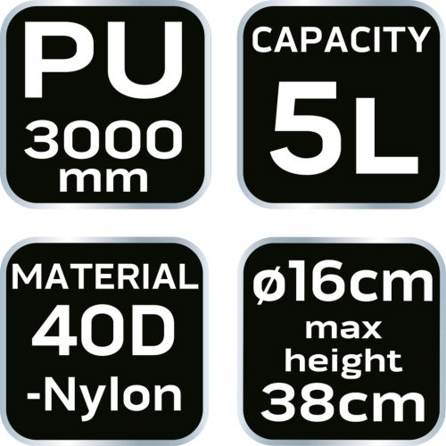 Neo Tools Vizálló túrazsák, 5 l