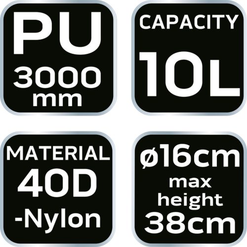 Neo Tools Vizálló túrazsák, 10 l