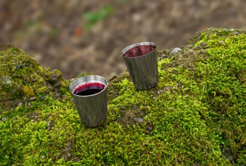 Neo Tools Kemping pohárkészlet, rozsdamentes, 6db, tokkal