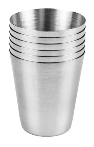 Neo Tools Kemping pohárkészlet, rozsdamentes, 6db, tokkal