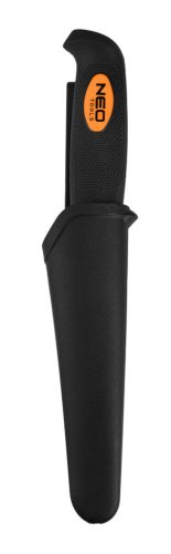 Neo Tools Univerzális kés, rozsdamentes penge, 2k nyél, műanyag tok