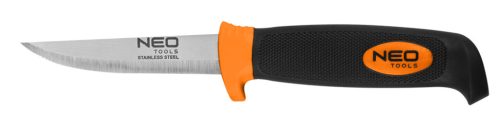 Neo Tools Univerzális kés, rozsdamentes penge, 2k nyél, műanyag tok