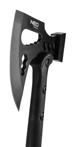 Neo Tools Taktikai balta, rozsdamentes acél fej, üvegszálas nyél, kalapács és kulcs funkciókkal gyöngyvászon övtokkal