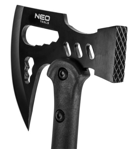 Neo Tools Taktikai balta, rozsdamentes acél fej, üvegszálas nyél, kalapács és kulcs funkciókkal gyöngyvászon övtokkal