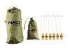 Neo Tools Túlélő kemping ponyva, vízálló, 360X290CM, 210T/2000 PU anyag, horgok, kötelek, 2 szállítózsák