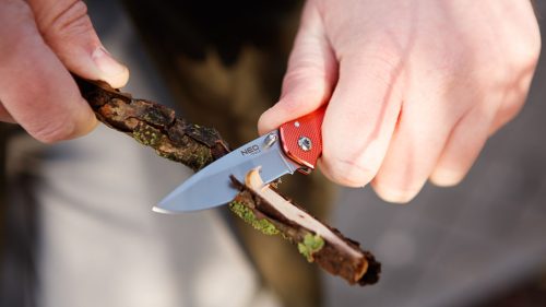 Neo Tools Összecsukható kés, 3CR13 penge, 6.5cm pengehossz, 16cm nyitott hossz, rendelési egység: 5db