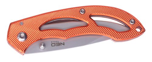 Neo Tools Összecsukható kés, 3CR13 penge, 6.5cm pengehossz, 16cm nyitott hossz, rendelési egység: 5db