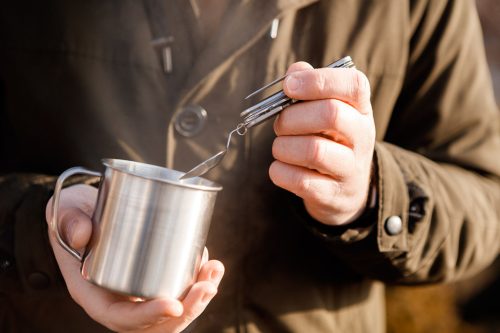 Neo Tools Kemping evőeszköz készlet, 4az1-ben, 88/150mm, rendelési egység: 5db