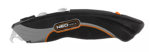 Neo Tools Trapézpengés kés, fémházas  6db kampós és trapéz pengével