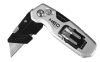 Neo Tools Trapézpengés kés, összecsukható, alu házas, 1+3 penge, 2 db csavarhúzóbittel