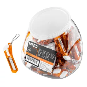   Neo Tools Kés, kulcstartó, 7,5cm. CK5 penge, 80db/doboz, rendelési egység: 80db