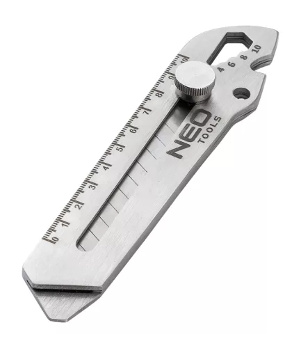Neo Tools Multifunkciós kés 18mm-es törhető penge, 6az1-ben