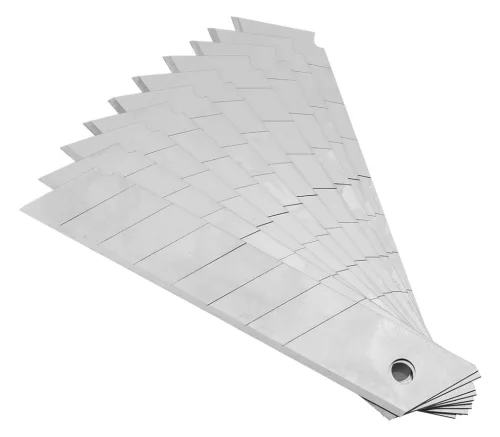 Neo Tools Törhető pengés kés készlet, 2db 9mm-es és 1db 18mm-es kés, 10db 18mm-es és 10db 9mm-es pótpenge