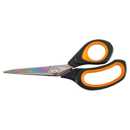 Neo Tools Olló, kovácsolt acél, titánium bevonattal, 2k fogantyúval 200mm