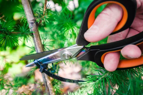 Neo Tools Olló, kovácsolt acél, titánium bevonattal, 2k fogantyúval 200mm