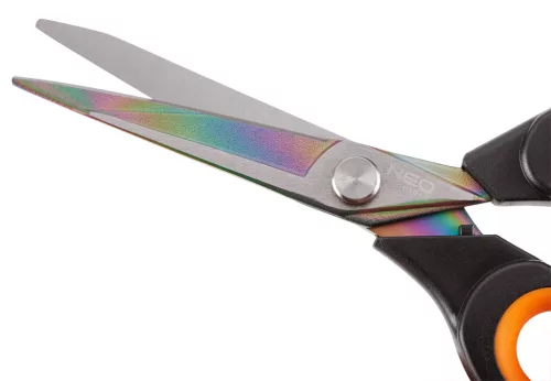 Neo Tools Olló, kovácsolt acél, titánium bevonattal, 2k fogantyúval 200mm