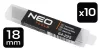Neo Tools Törhető penge, 18mm, 10db, rendelési egység: 36db
