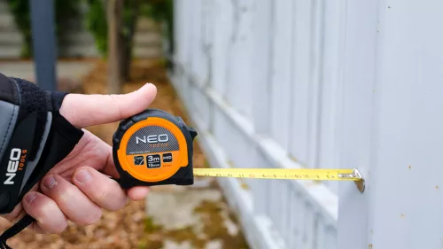 Neo Tools Mérőszalag 3m / 19mm, mágneses, dupla fékes