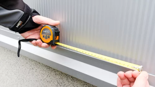 Neo Tools Mérőszalag 3m / 19mm, mágneses, dupla fékes