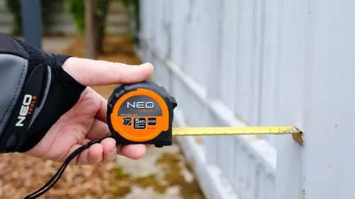 Neo Tools Mérőszalag 5m / 25mm, mágneses, dupla fékes