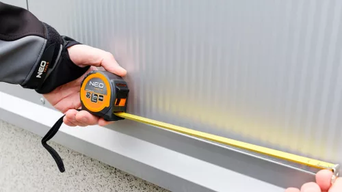 Neo Tools Mérőszalag 5m / 25mm, mágneses, dupla fékes