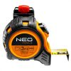 Neo Tools Mérőszalag 3m / 16mm, acél, autostop, övcsattal