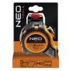 Neo Tools Mérőszalag 3m / 16mm, acél, autostop, övcsattal