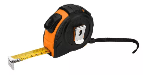 Neo Tools Mérőszalag 10 m/25 mm, acél, autostop + rögzítő