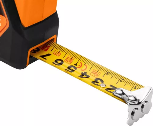 Neo Tools Mérőszalag, 3m/16mm, acél, mágneses, autostop+ rögzítő