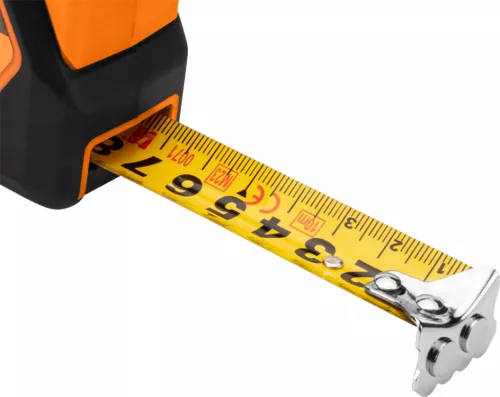 Neo Tools Mérőszalag, 10m/25mm, acél, mágneses, autostop+ rögzítő
