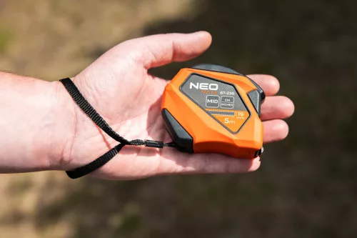Neo Tools Mérőszalag 5m / 19 mm, mágneses, autostop, skála mm/inch