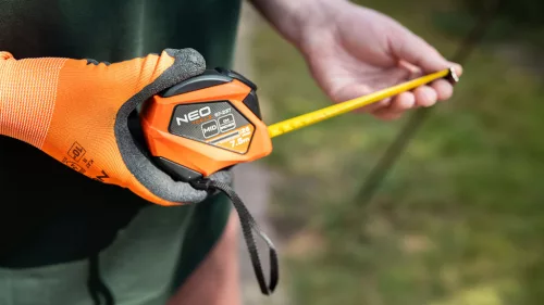 Neo Tools Mérőszalag 7,5m / 25 mm, mágneses, autostop, skála mm/inch