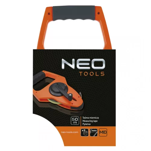 Neo Tools Mérőszalag 50m / 13mm acél szalaggal