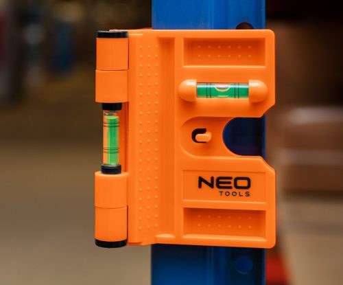Neo Tools Oszlopvízmérték, állítható mágneses szárak, 3 libella