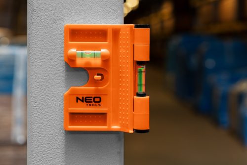 Neo Tools Oszlopvízmérték, állítható mágneses szárak, 3 libella