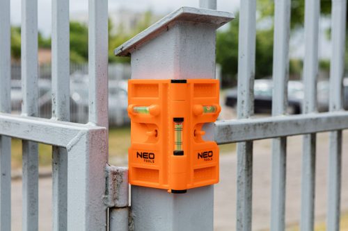 Neo Tools Oszlopvízmérték, állítható mágneses szárak, 3 libella