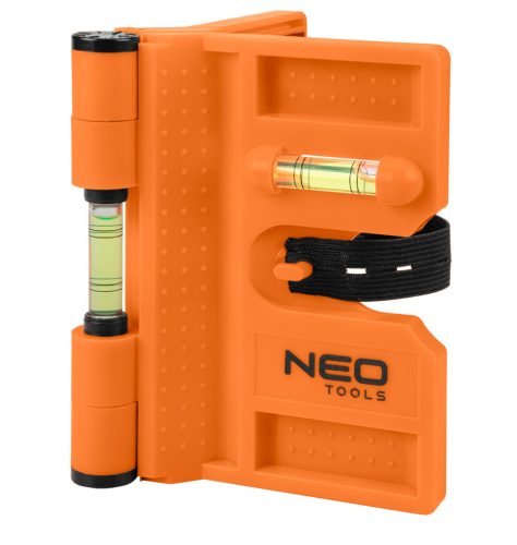 Neo Tools Oszlopvízmérték, állítható mágneses szárak, 3 libella