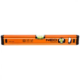 Neo Tools Vízmérték 40cm, 2 libella, 1 mart talp