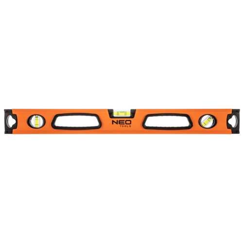 Neo Tools Vízmérték, alumínium, 2 fogantyú, 3 libella, mágneses, mart talp, 60cm