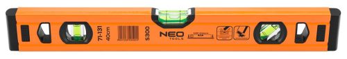 Neo Tools Vízmérték, alu, 3 libellás, S 300, 40cm