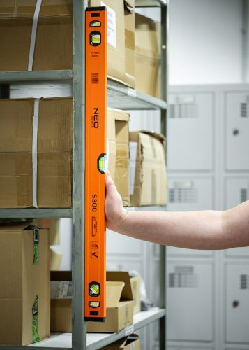 Neo Tools Vízmérték, alu, 3 libellás, S 300, 80cm