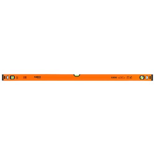 Neo Tools Alumínium vízmérték S 300, 3 libellás, 120 cm