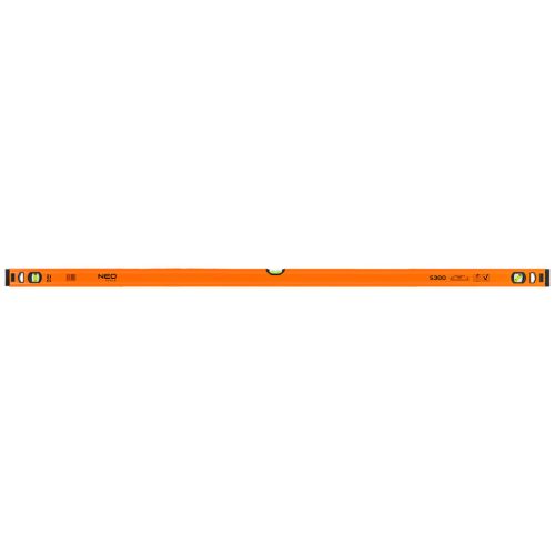 Neo Tools Alumínium vízmérték S 300, 3 libellás, 150 cm