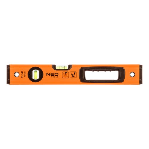 Neo Tools Vízmérték, alu, 2 libella, 1 fogantyú, S 400, 40cm